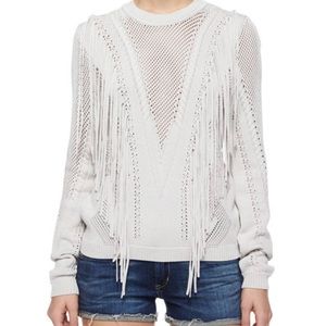 🎉LAST CALL🎉Torn by Ronny Kobo Fringe Sweater